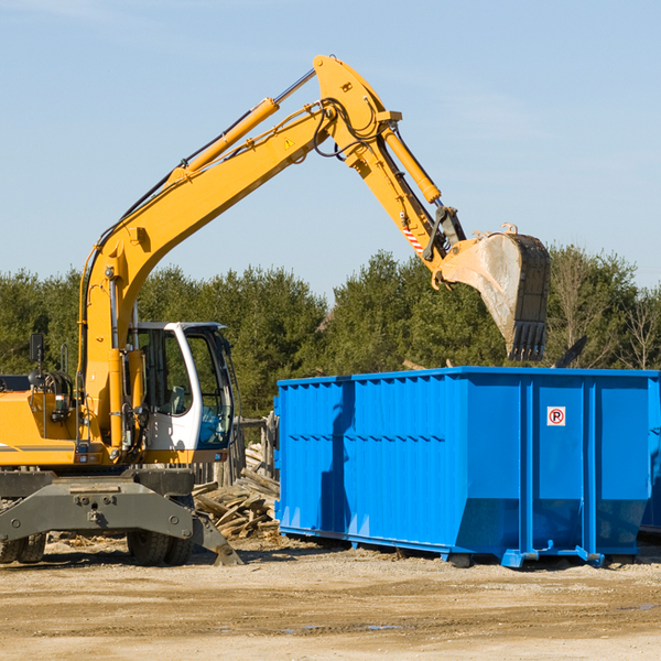 what are the rental fees for a residential dumpster in Verdon NE